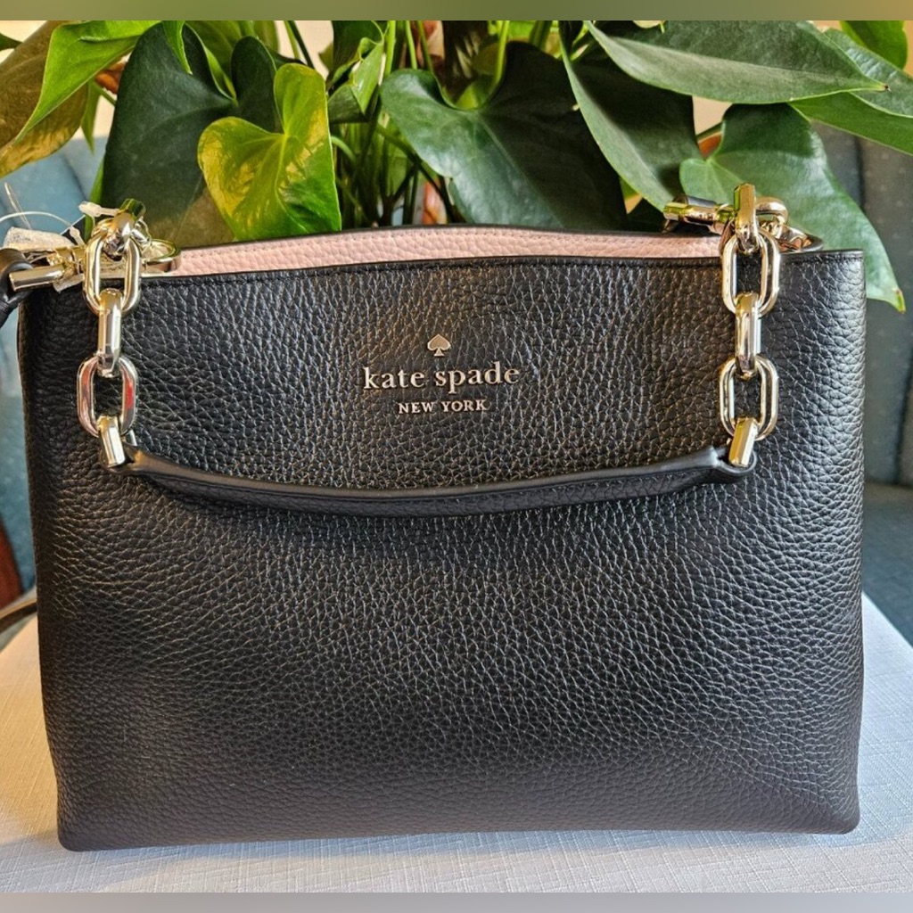 Kate Spade Leather Satchel- Black